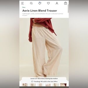 Aerie striped pants